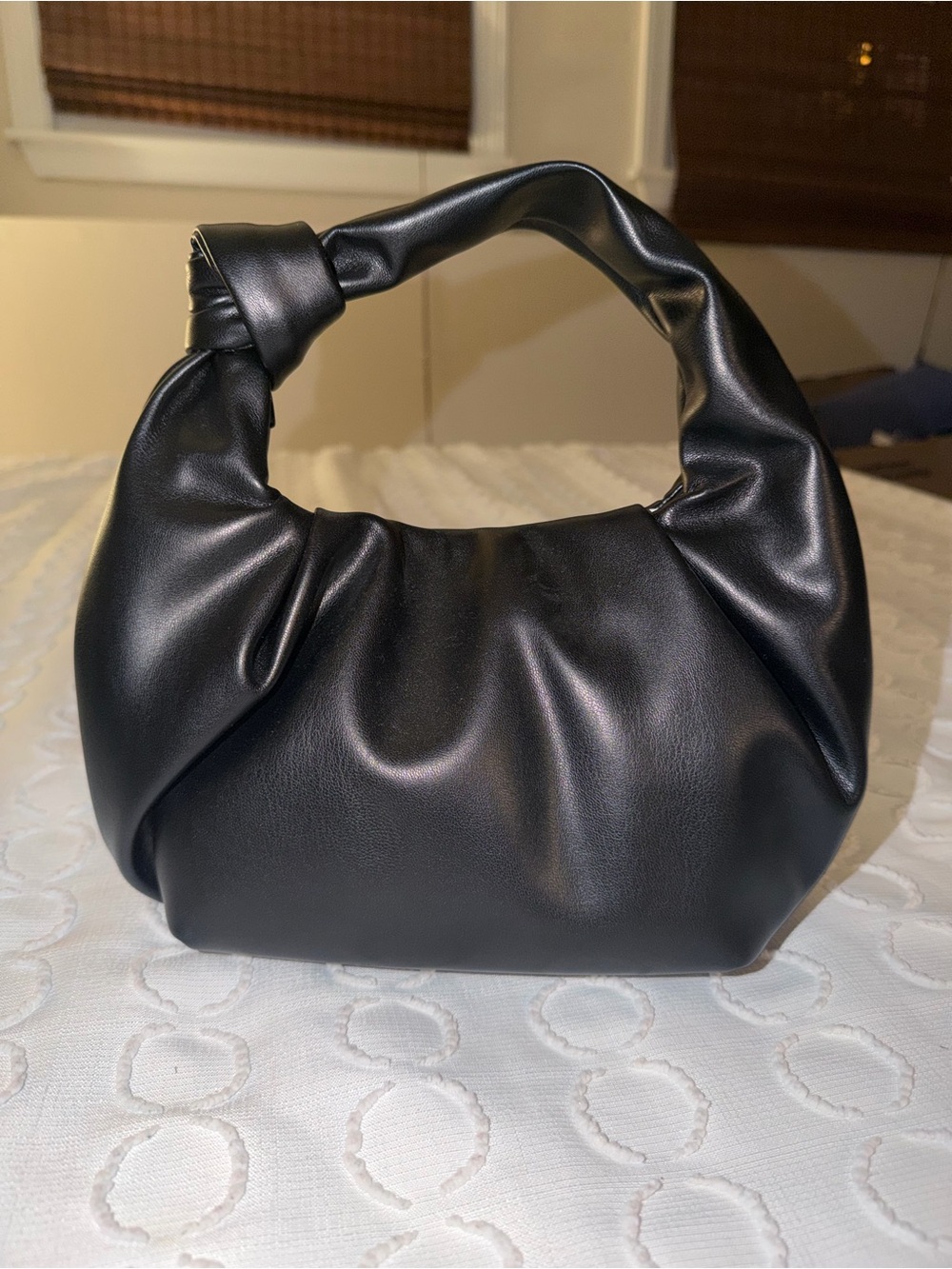Old Navy Black Knot-Top Shoulder Bag